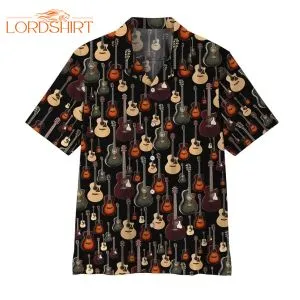 Acoustic Guitar Hawaiian Shirt