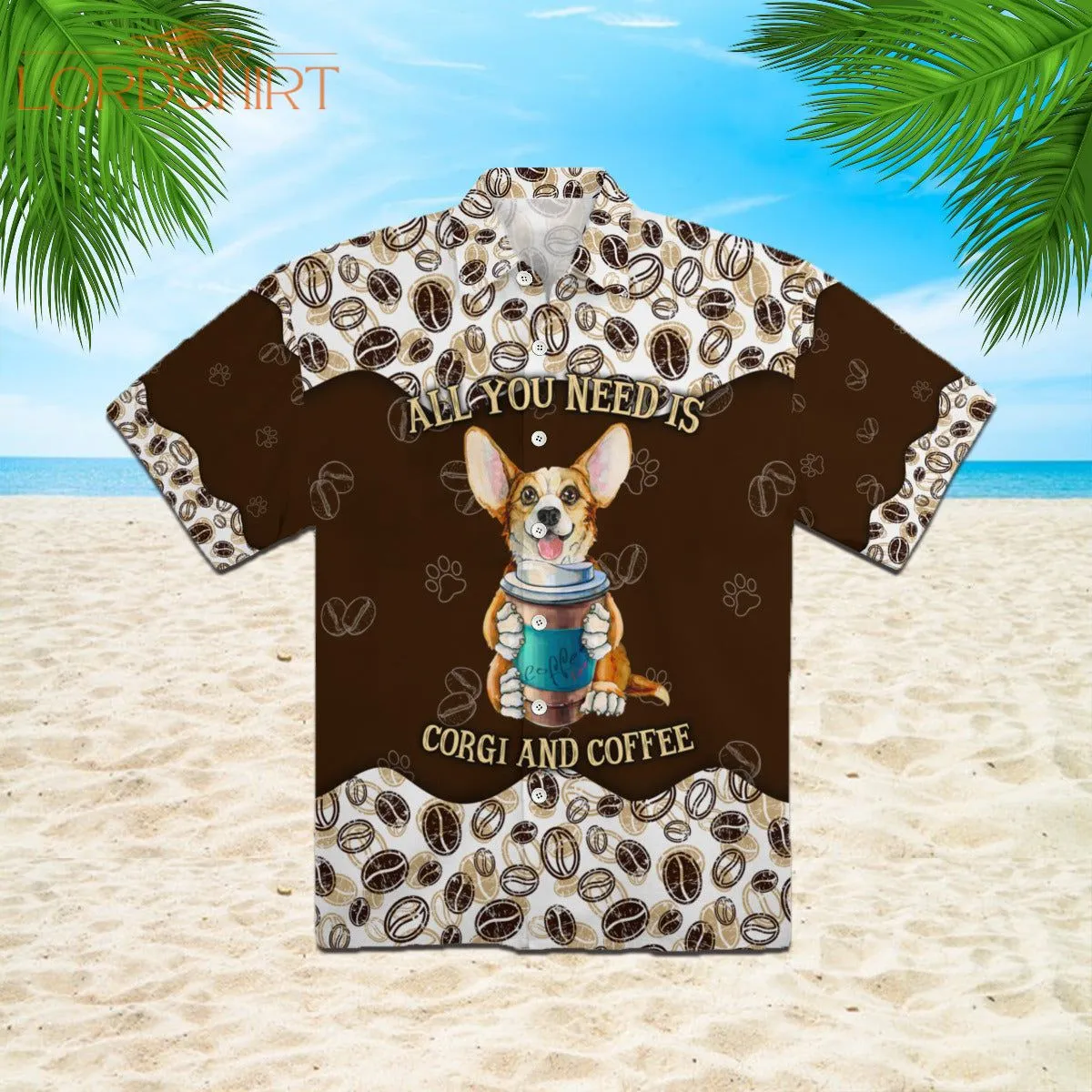 All You Needs Is Dog And Coffee Hawaiian Shirt