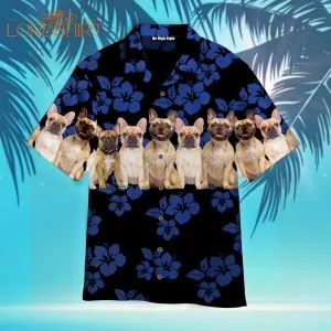 Aloha Shirt Awesome French Bulldog Dog Day Hawaiian Shirt