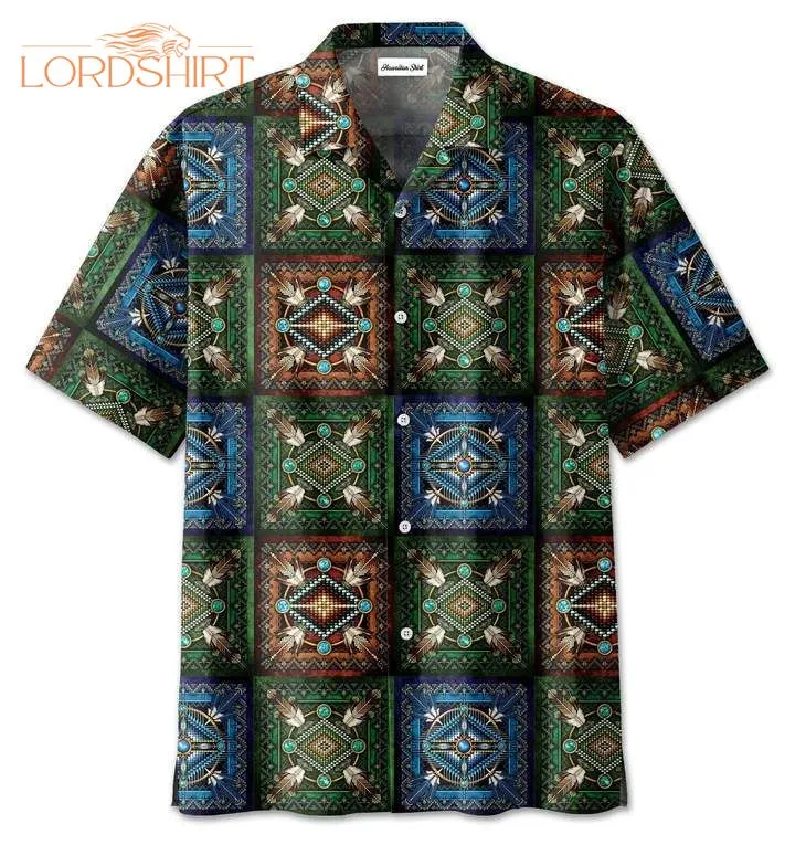 Amazing Native American Art Pattern Aloha Hawaiian Shirt