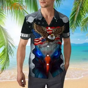 Amazing Patriot Eagle Us Army Veteran Hawaiian Shirt