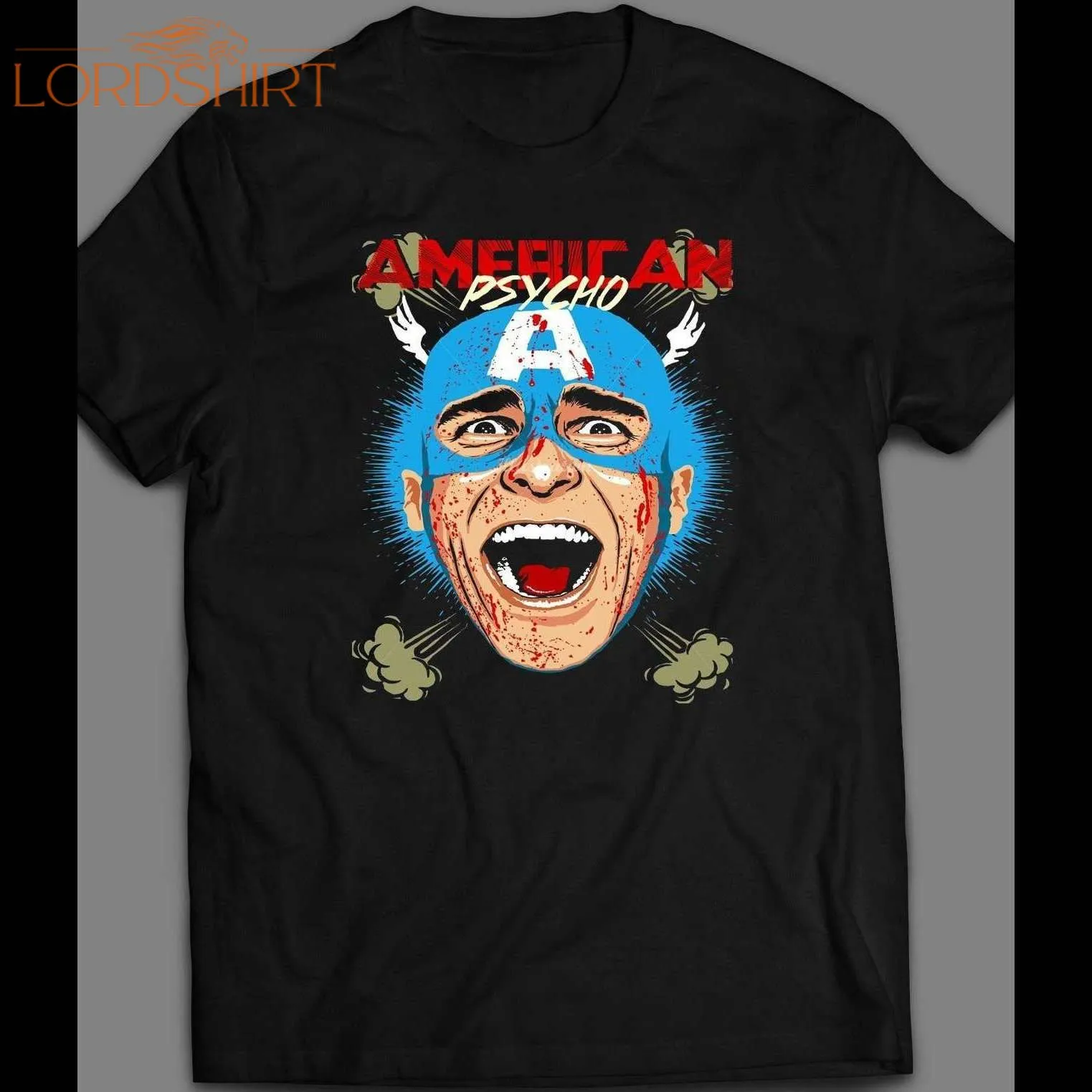 American Psycho Captain America Parody Shirt