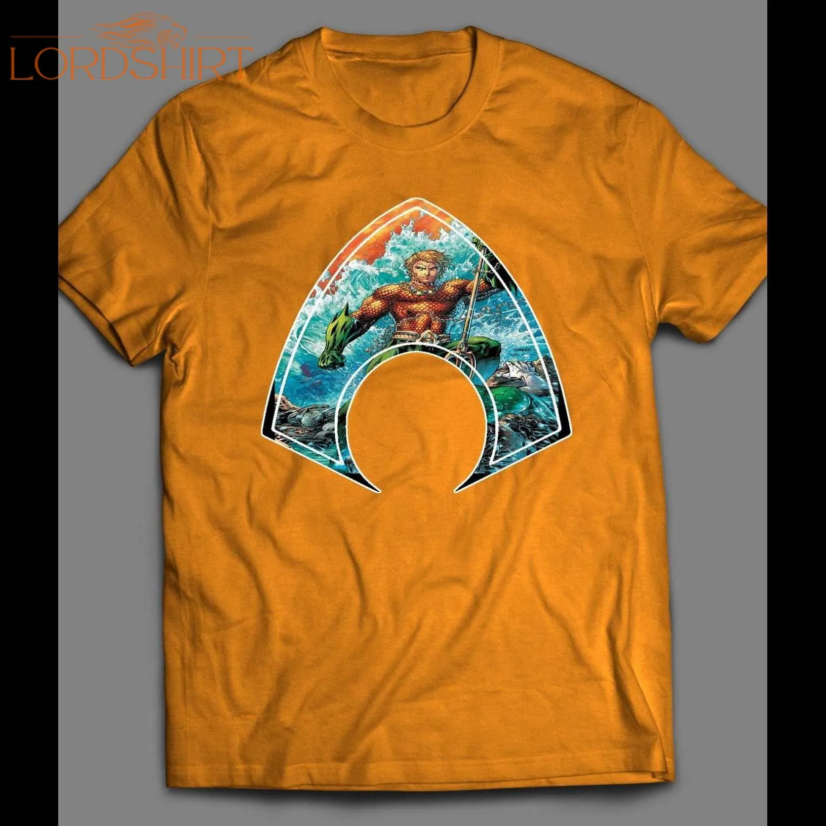 Aquaman Logo Comic Art Shirt
