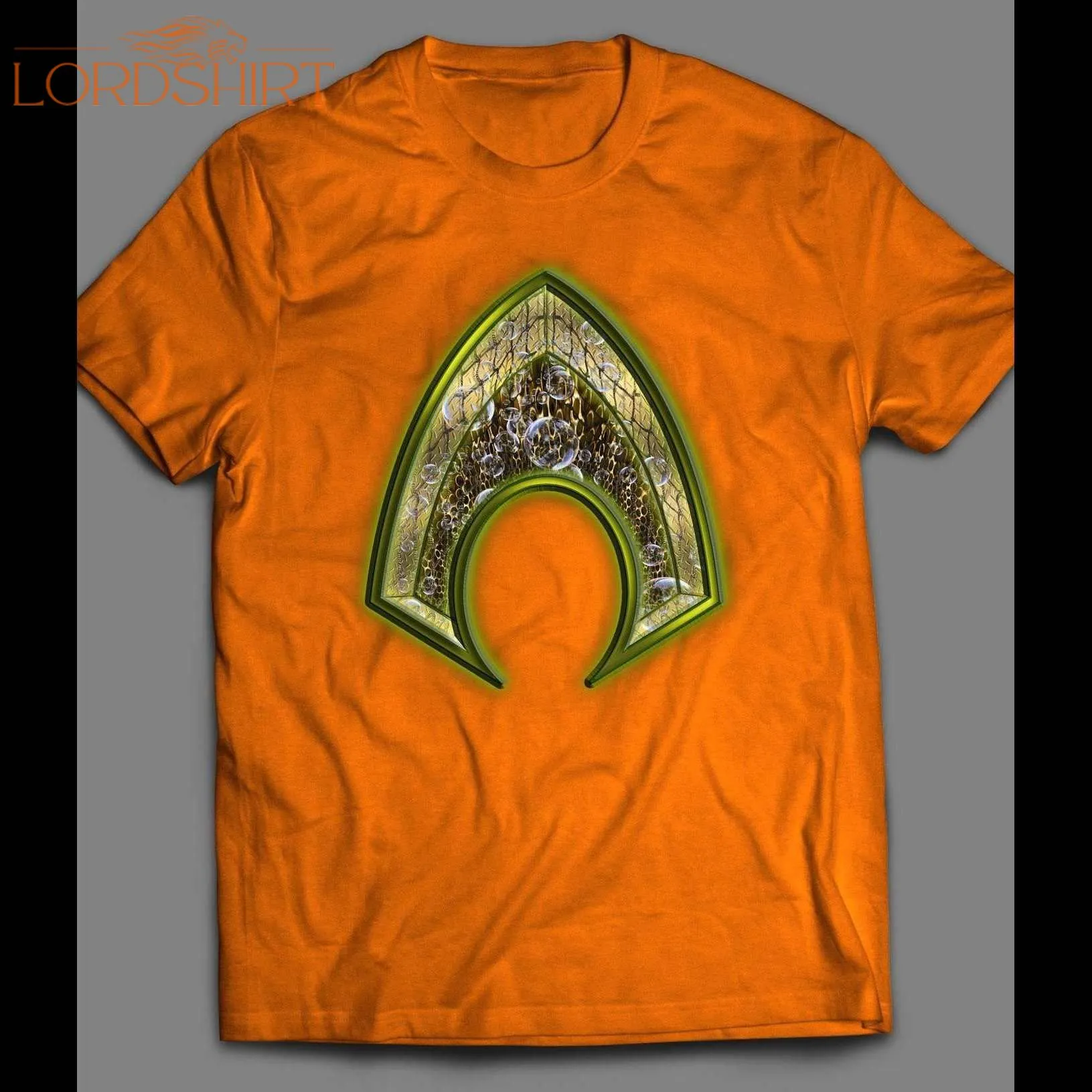 Aquaman Metallic Logo Shirt