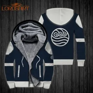 Avata Air Bender Fleece Zip Hoodie All Over Print