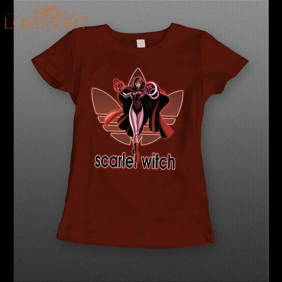 Avengers Scarlet Witch Sport Wear Parody Ladies Shirt