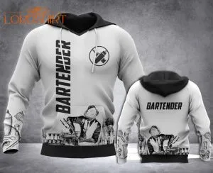 Bartender Men White 3d All Over Print