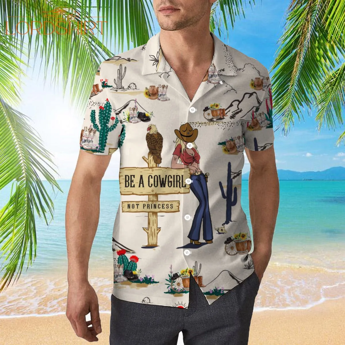 Be A Cowgirl Hawaiian Shirt