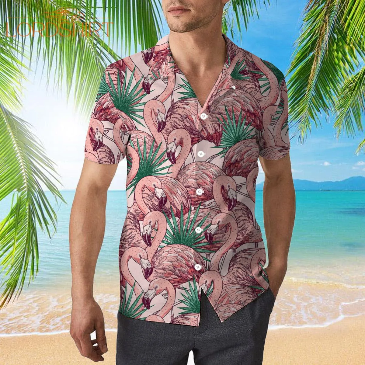 Be Fabulous Like A Flamingo Hawaiian Shirt