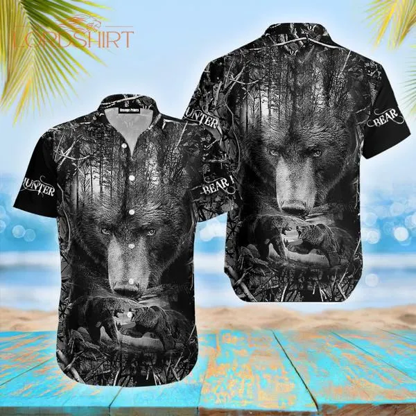 Bear Hunter 3d Hawaiian Shirt