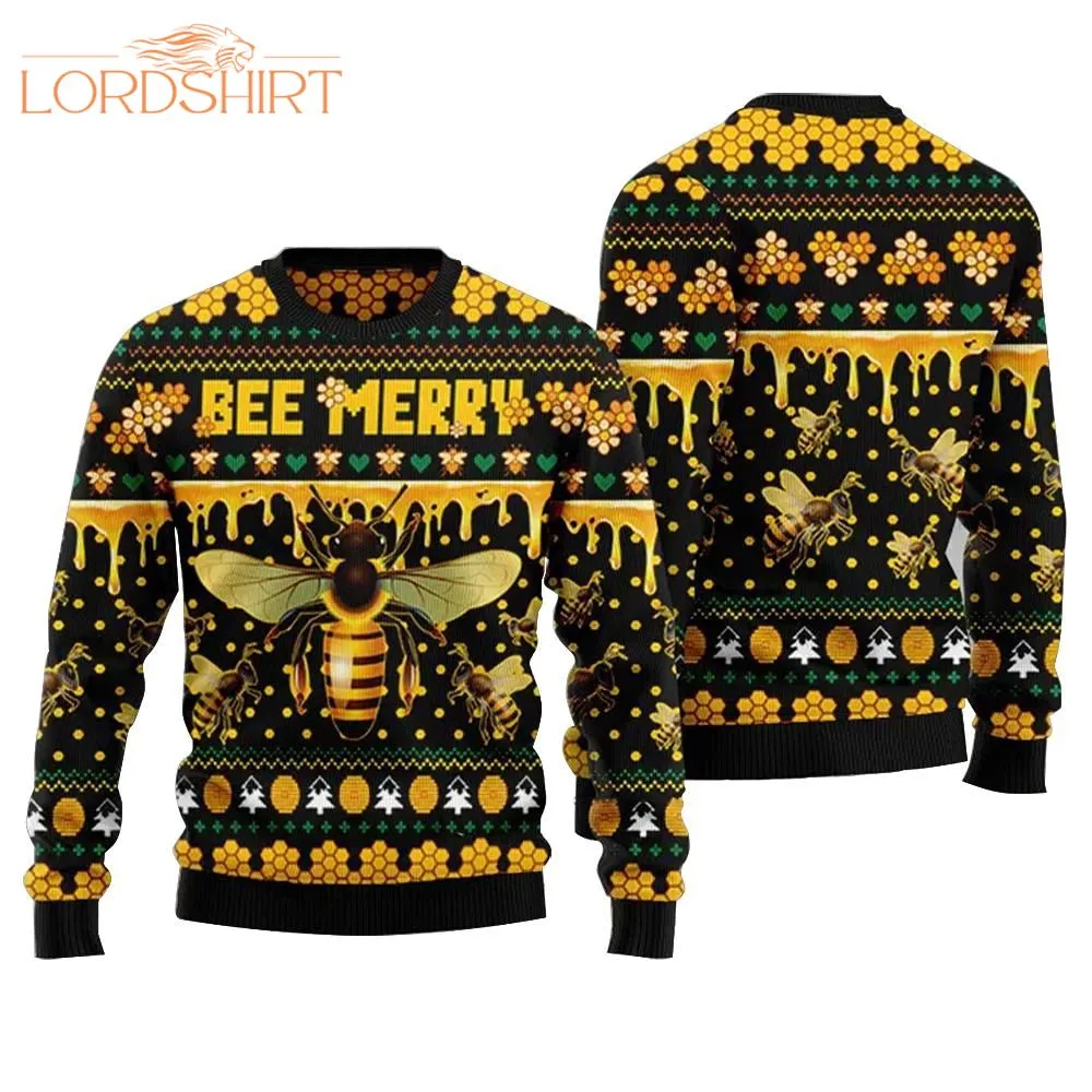 Bee Merry Ugly Christmas Sweater