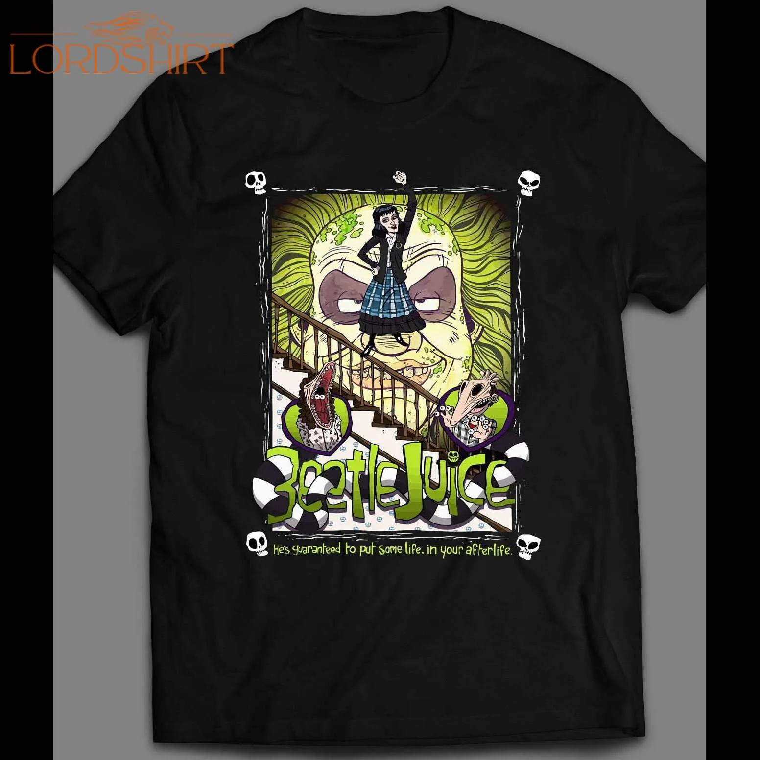 Beetlejuice Movie Custom Art Front Print Halloween Shirt