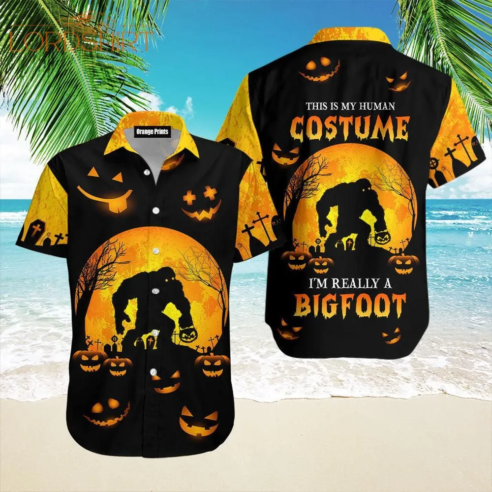 Bigfoot Ive Been Ready For Halloween Hawaiian Shirt