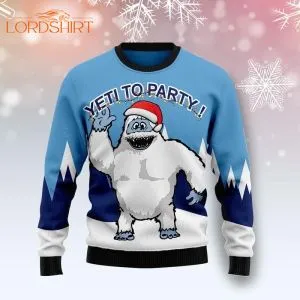 Bigfoot Party Ugly Christmas Sweater