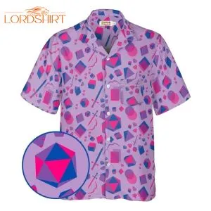 Bisexual Pink Blue Hawaiian Shirt