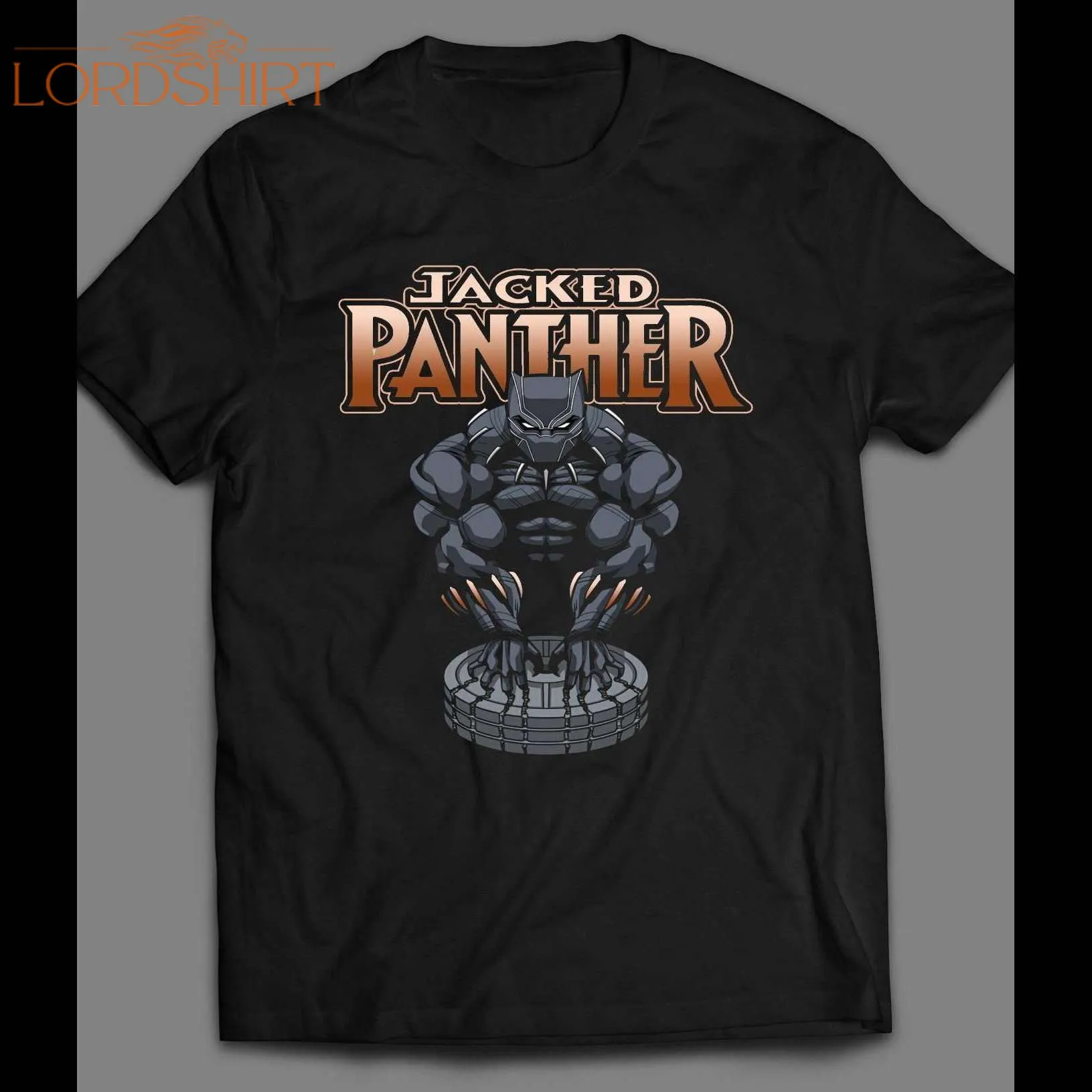 Black Panther Jacked Panther Gym Shirt