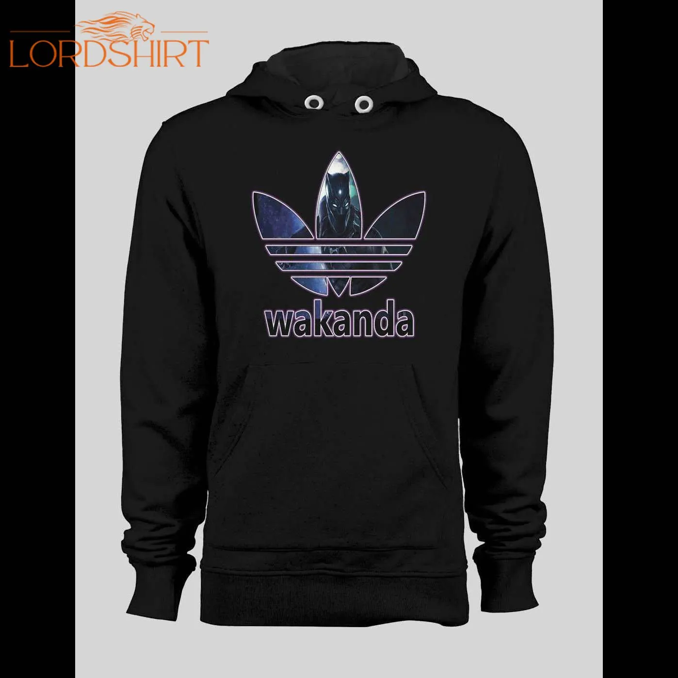 Black Panther Wakanda Athletic Wear Parody Winter Pull Over Hoodie