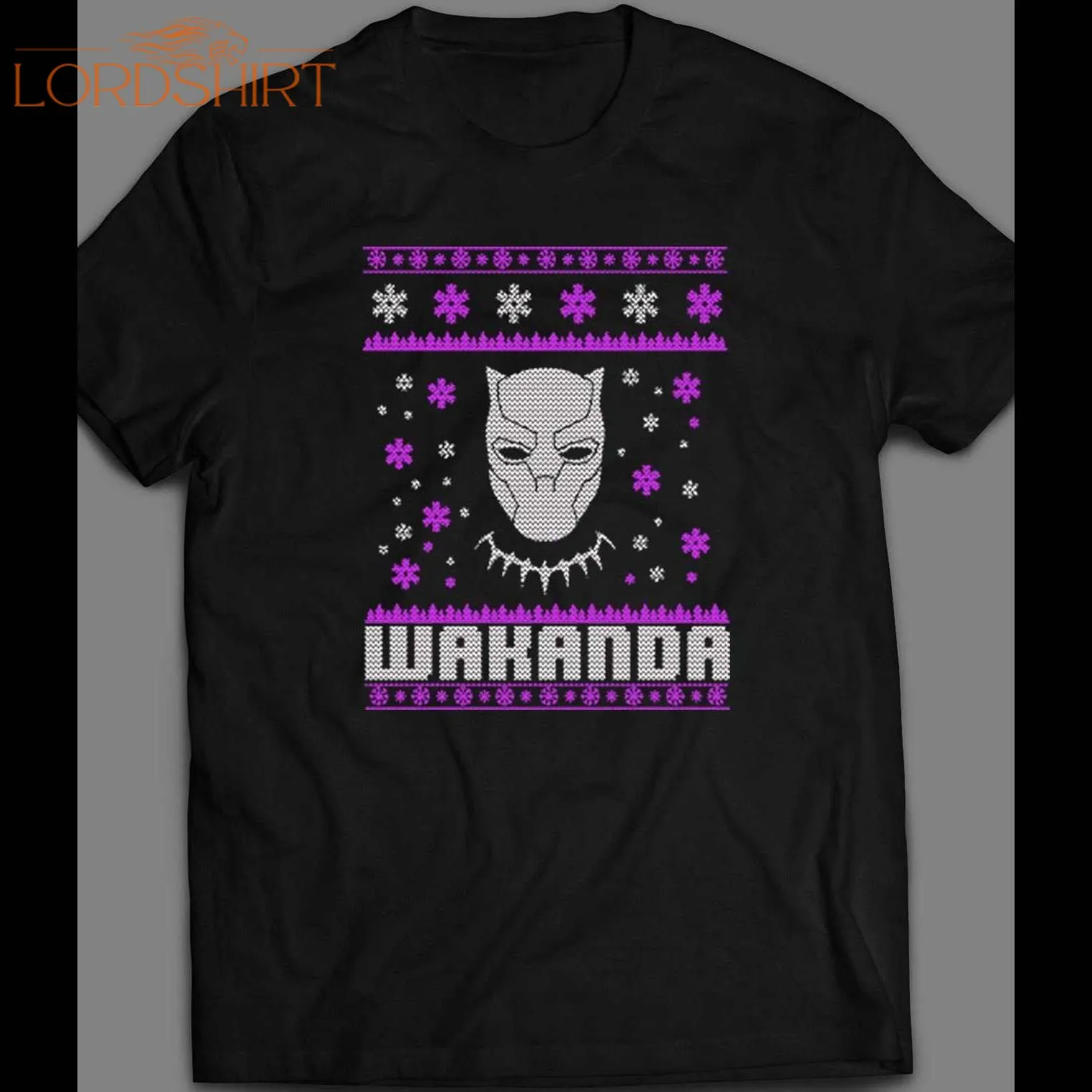 Black Panther Wakanda Christmas Ugly Sweater Shirt