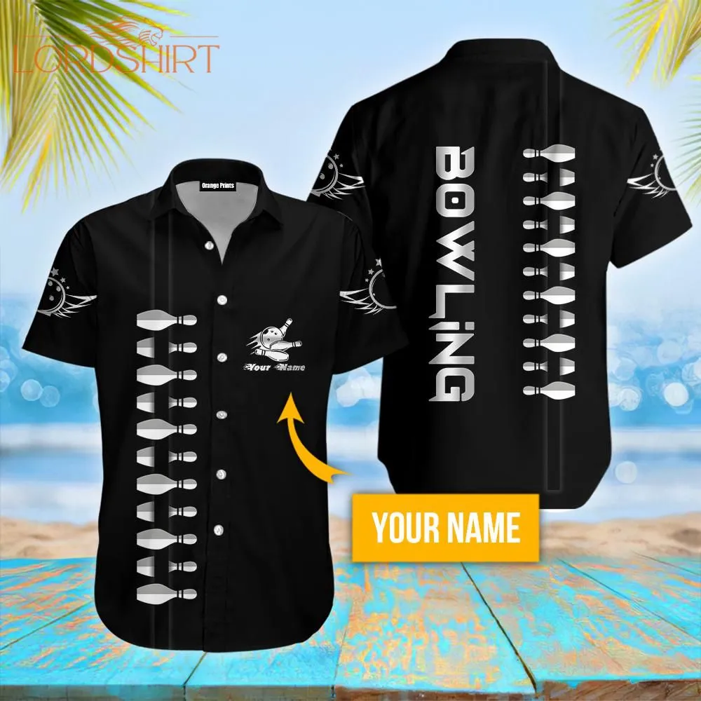 Bowling Custom Name Aloha Hawaiian Shirt