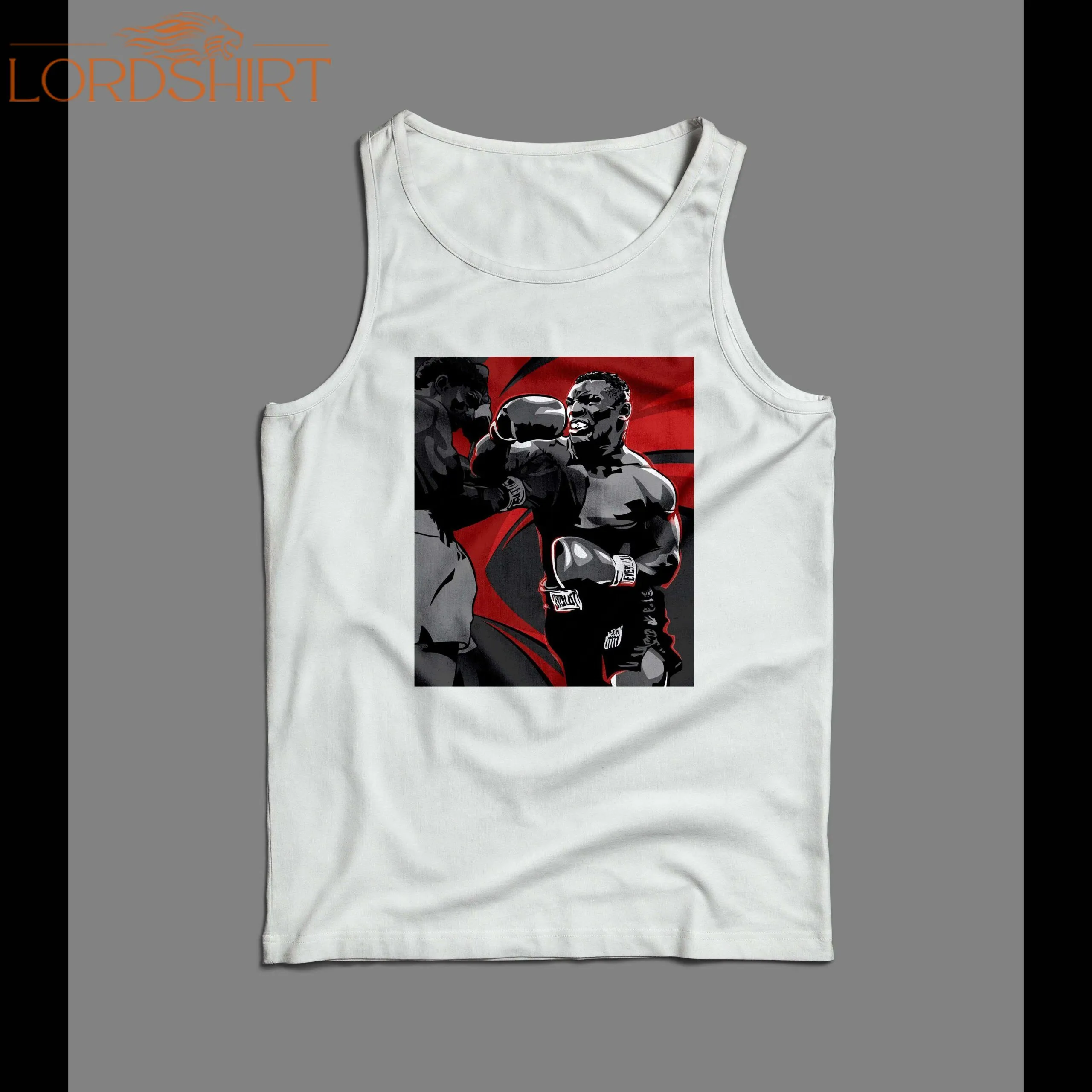 Boxer Mike Tyson Custom Fight Art Tank Top