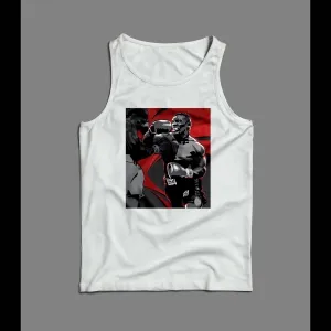 Boxer Mike Tyson Custom Fight Art Tank Top