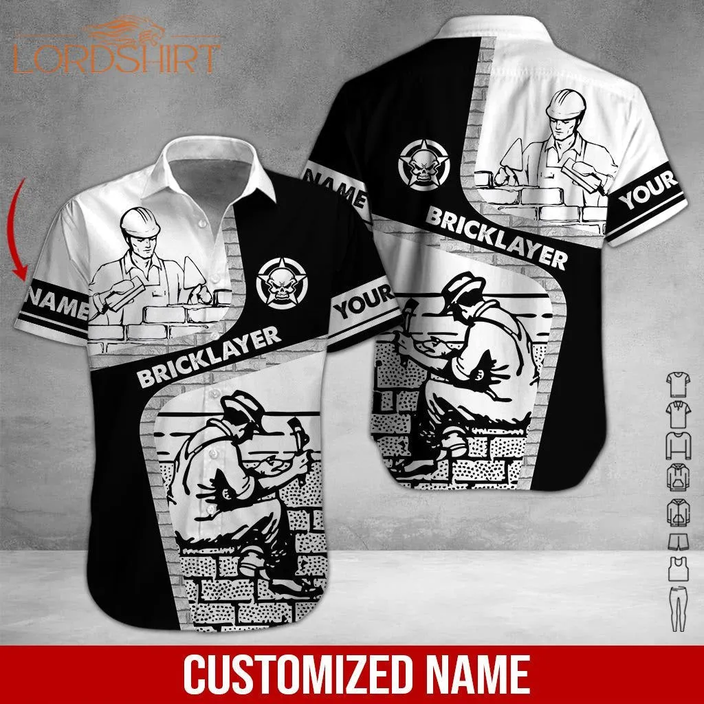 Bricklayer Custom Name Hawaiian Shirt