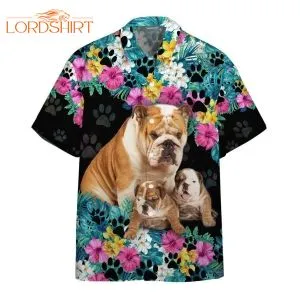 Bulldog Mother Day Aloha Hawaiian Shirt