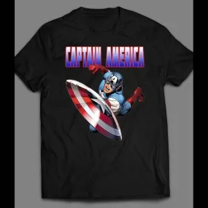 Captain America Comic Book Art Shirt