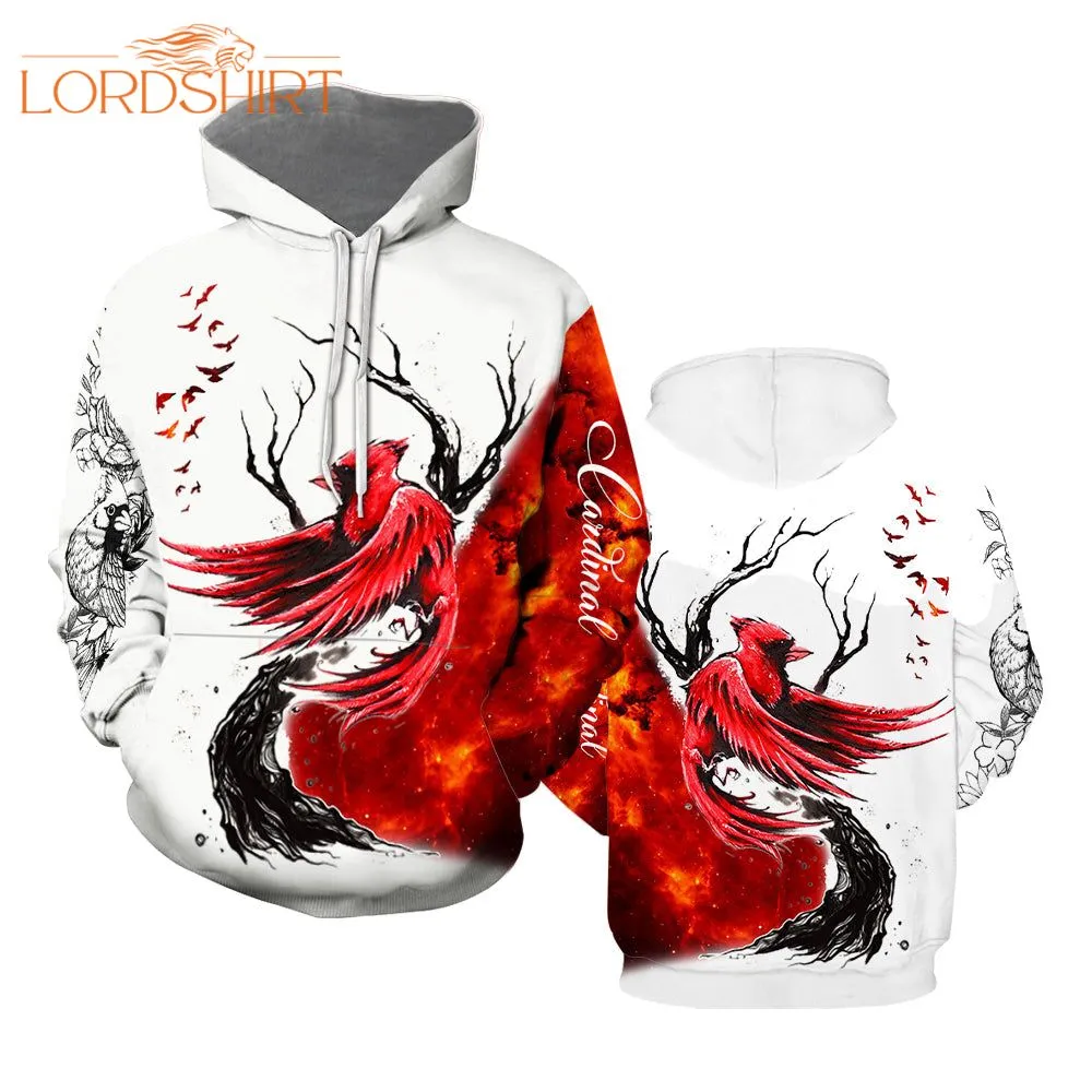 Cardinal Spririt Red Birds 3d All Over Print Ht3516