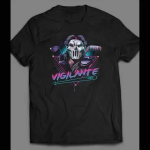 Casey Jones Cartoon Hero Vigilante Miami Style Art Shirt