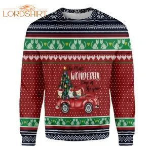 Cat The Most Wonderful Time Of Year Ugly Christmas Sweater