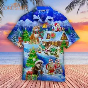 Cats Enjoy Christmas Hawaiian Shirt