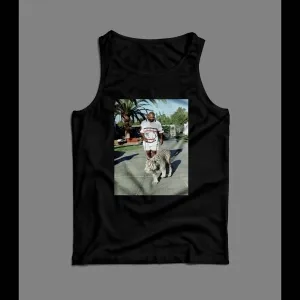 Champion Boxer Walking His Tiger Tank Top