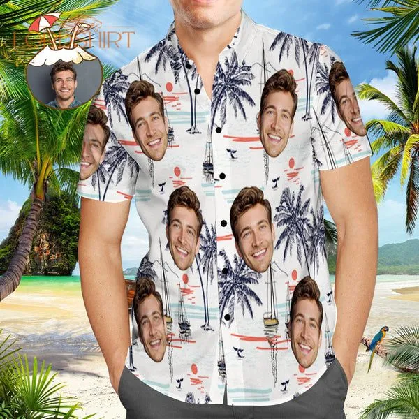 Chinoiserie Hawaiian Shirt Custom Photo Hawaiian Shirt