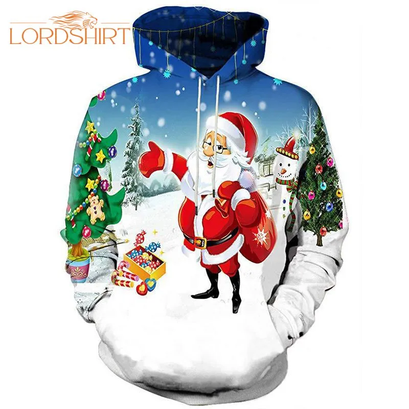 Christmas Gifts Santa Claus 3d All Over Print