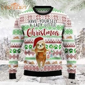 Christmas Sloth Ugly Christmas Sweater