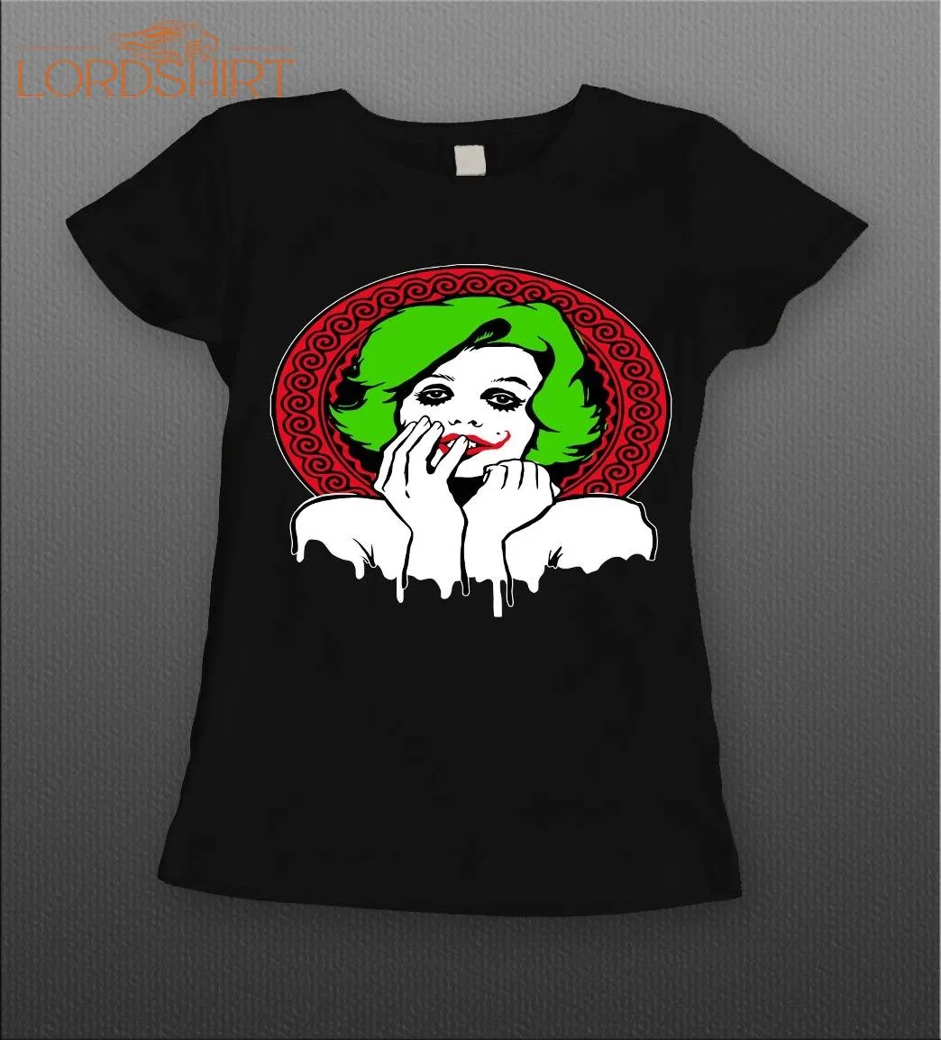 Clown Face Marilyn Joker Ladies Shirt