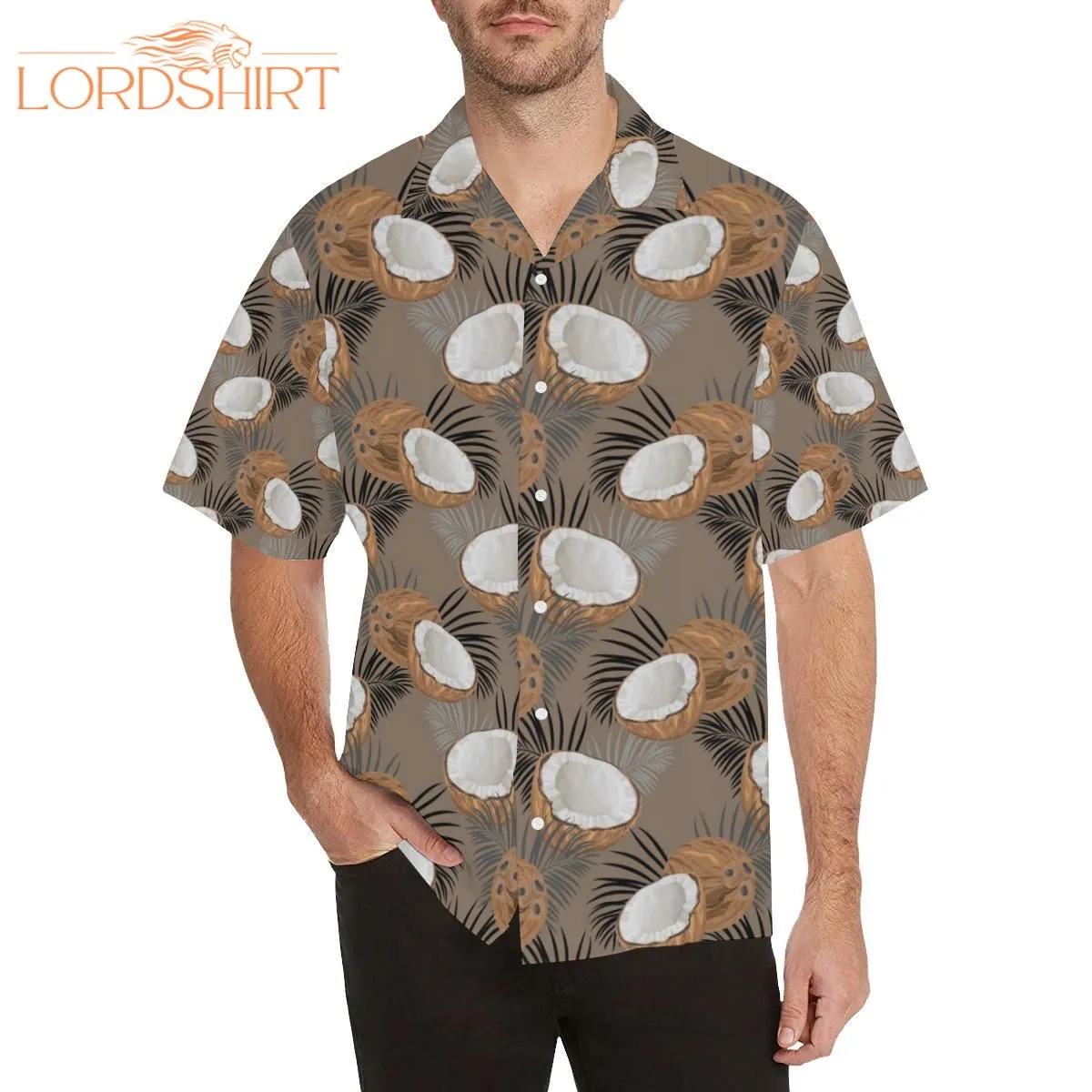 Coconut Pattern Hawaiian Shirt