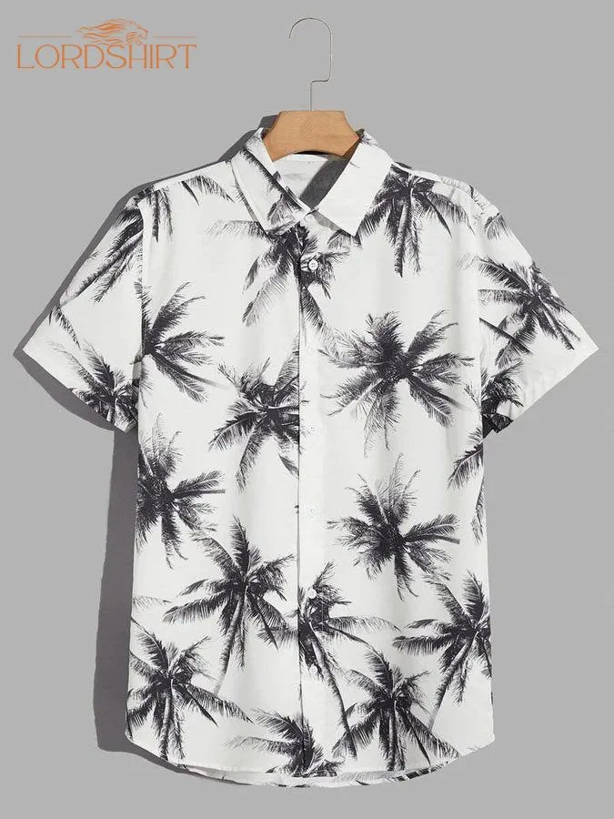 Coconut Tree Vintage Tropical Hawaiian Shirt