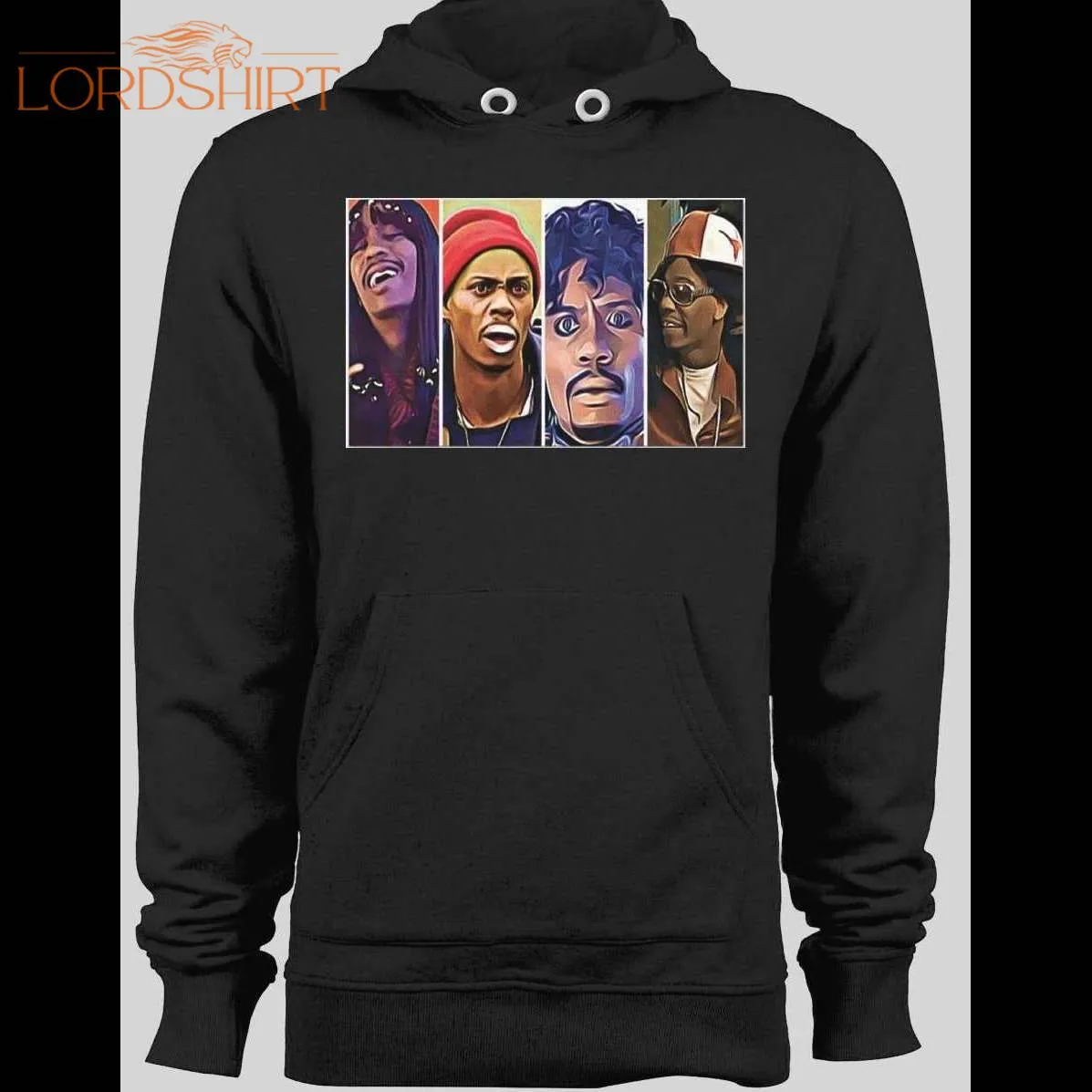 Comedy Central's Dave Chappelle Characters Black Winter Hoodie