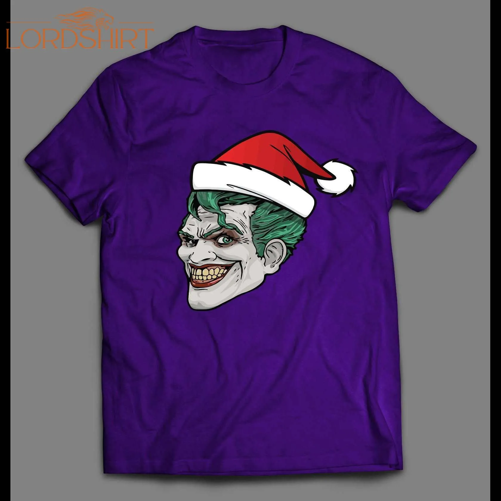 Comic Book Villain Santa Joker Christmas Shirt