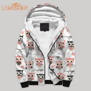 Cow Fleece Zip Hoodie All Over Print