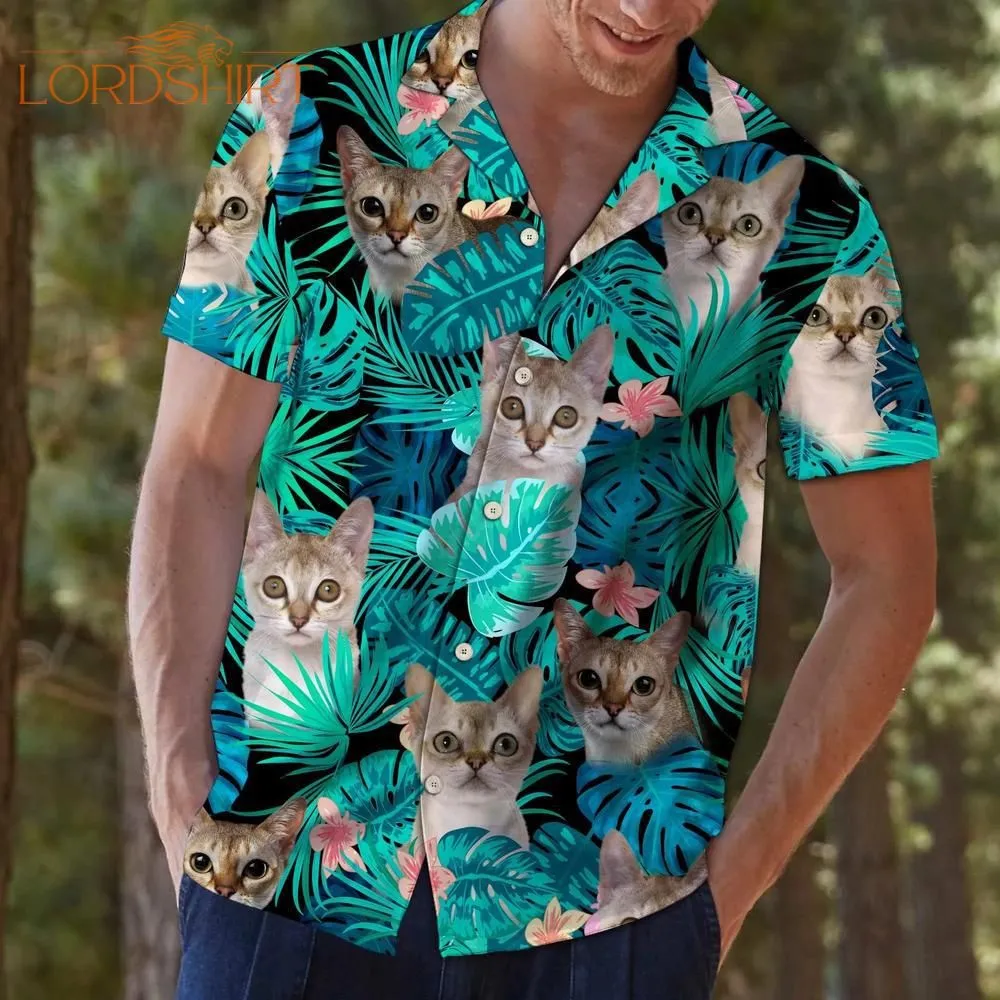 Cute Cat Hawaiian Shirt