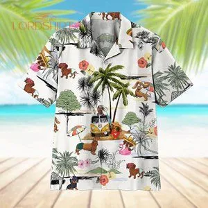 Dachshund Hawaiian Shirt