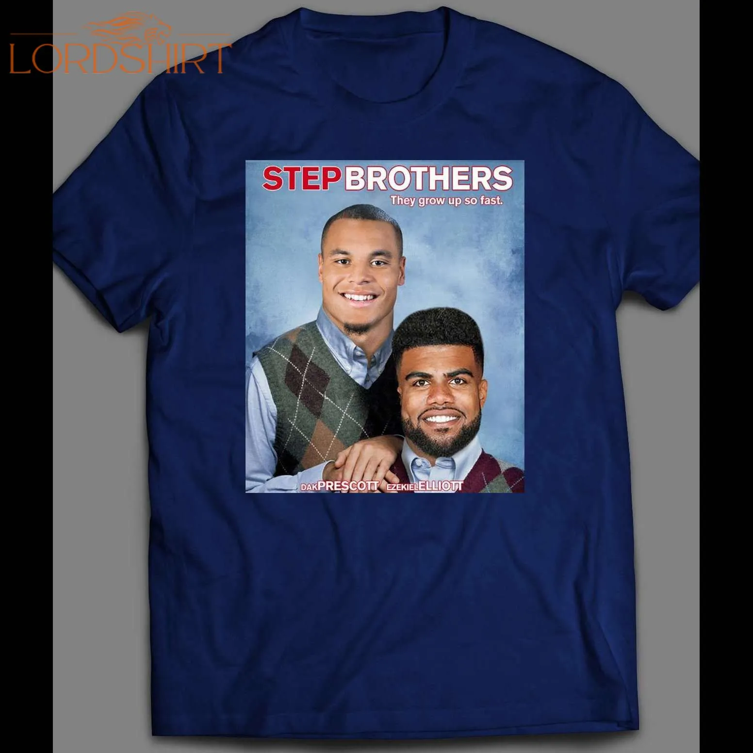 Dak And Zeke Step Brothers Parody Football Shirt