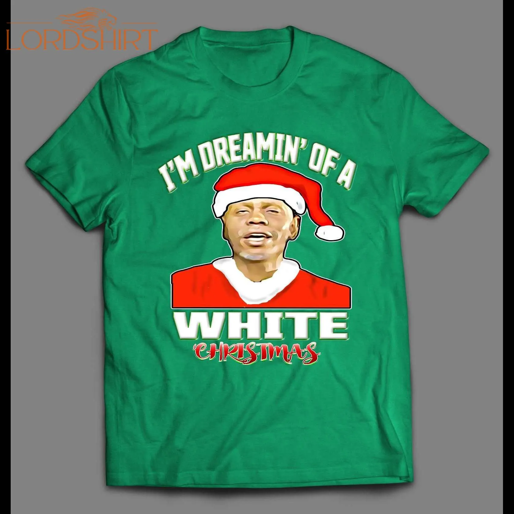 Dave Chappelle Clayton Bigsby Dreamin' Of A White Christmas Holiday Shirt