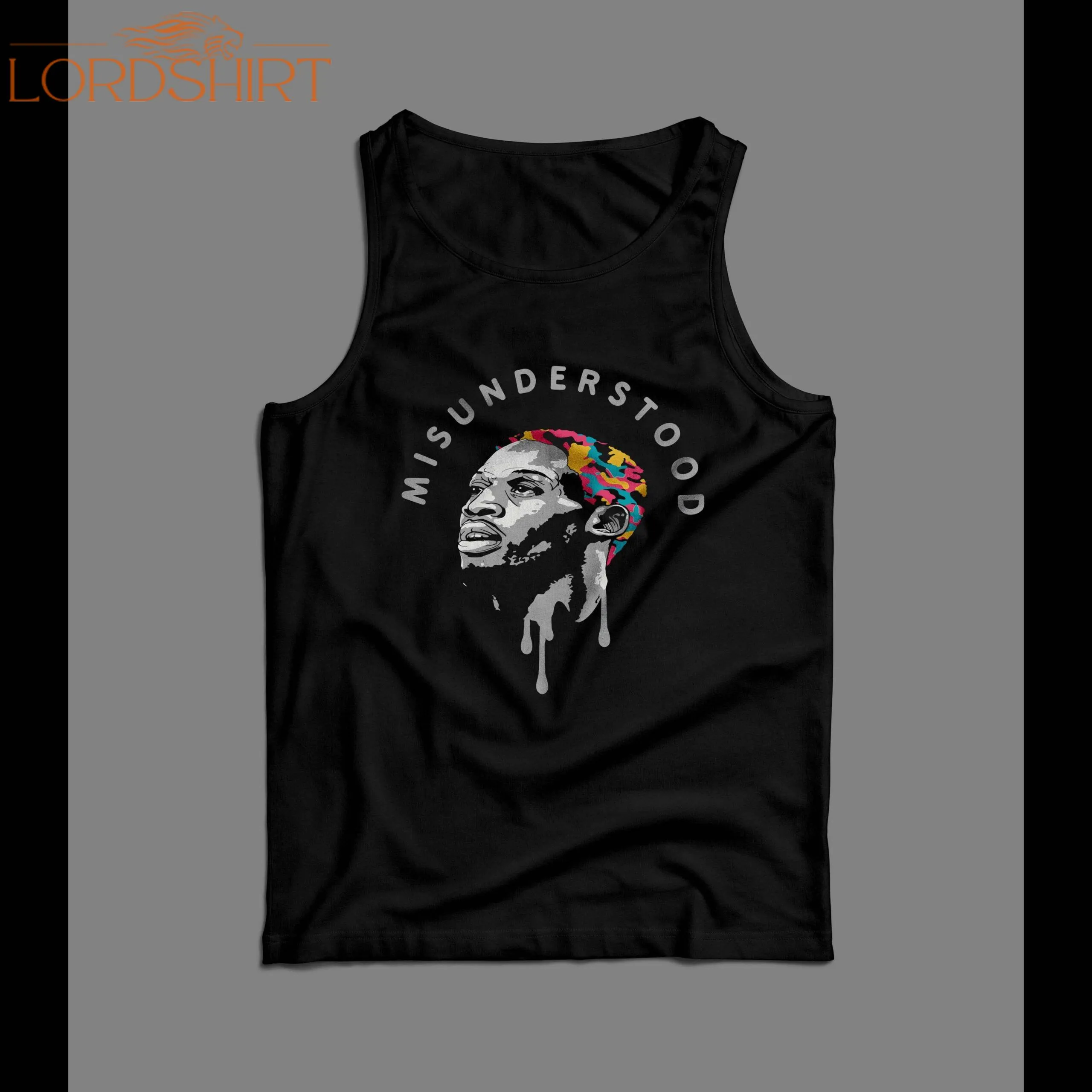 Dennis Rodman Misunderstood Sports Men's Tank Top