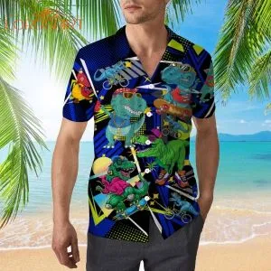 Dinosaur Hawaiian Shirt