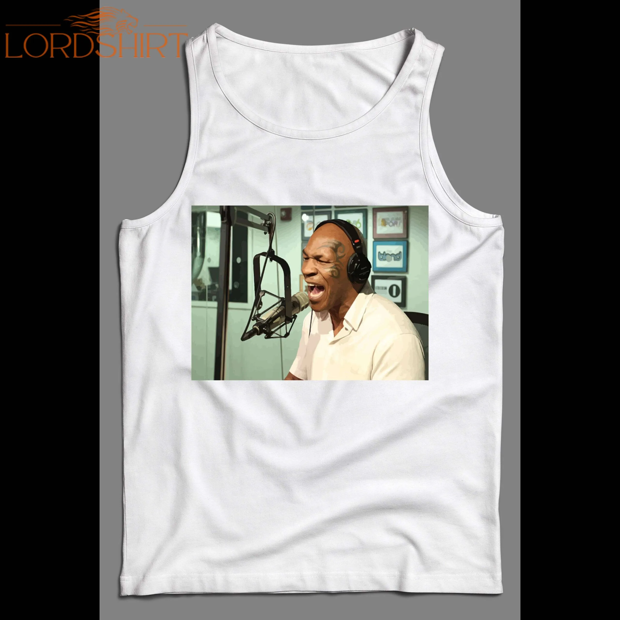 Dj Mike Tyson Vintage Party Photo Men's Tank Top