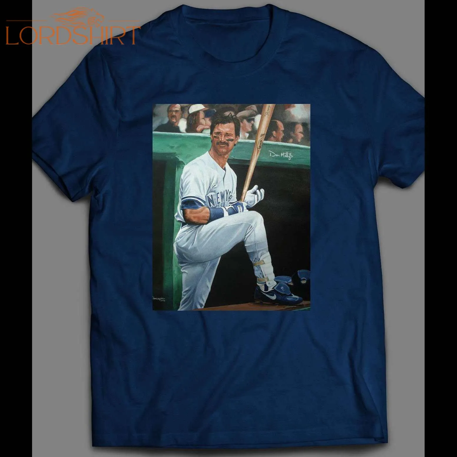 Don Mattingly On Deck Baseball Shirt